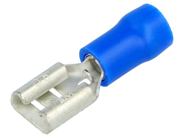 Connector: vlak; 6,3mm; 0,8mm; vrouwelijk; 1,5÷2,5mm2; klemmen Connector: vlak; 6,3mm; 0,8mm; vrouwelijk; 1,5÷2,5mm2; klemmen